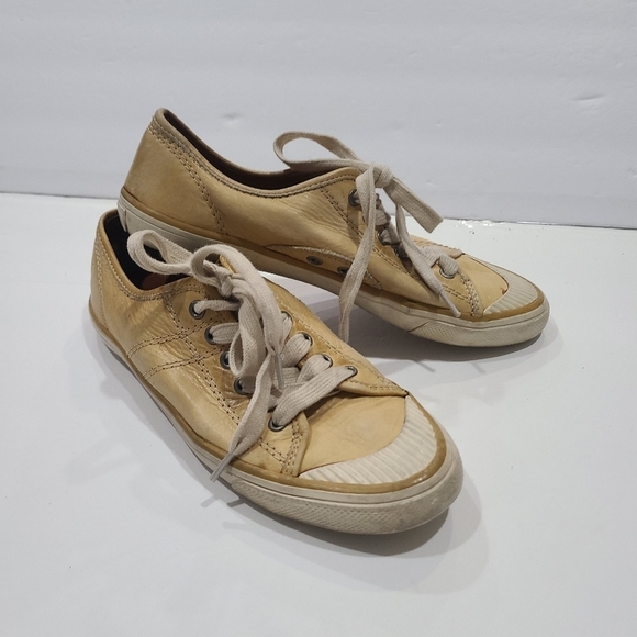 Frye Shoes - Frye Tan Casual Lace Up Sneakers Sz.6M